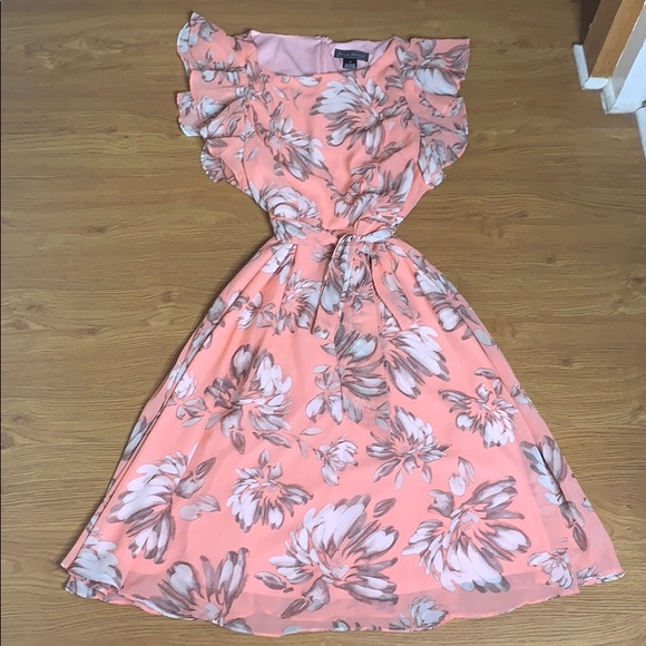 Jessica Howard Dresses & Skirts - Peach, Tan and Cream Mid-length Dress Size 14 New